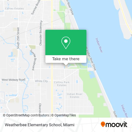 Weatherbee Elementary School map