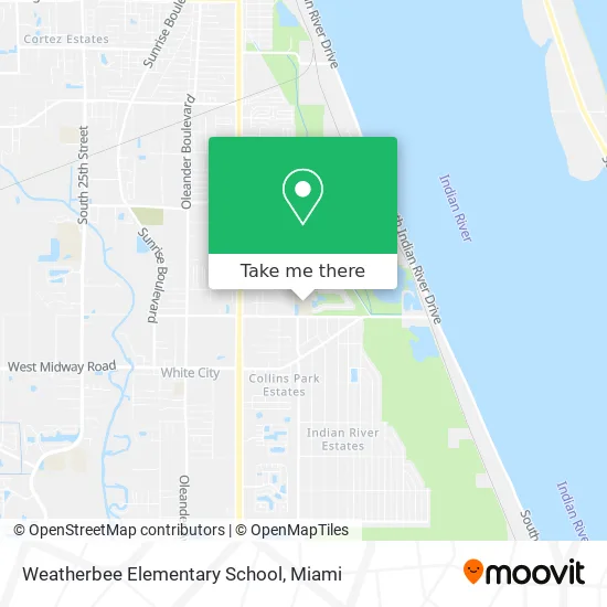 Weatherbee Elementary School map