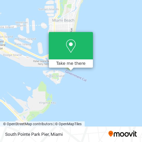 Mapa de South Pointe Park Pier