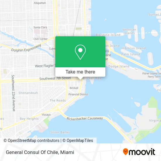 General Consul Of Chile map