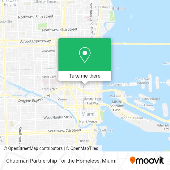 Chapman Partnership For the Homeless map