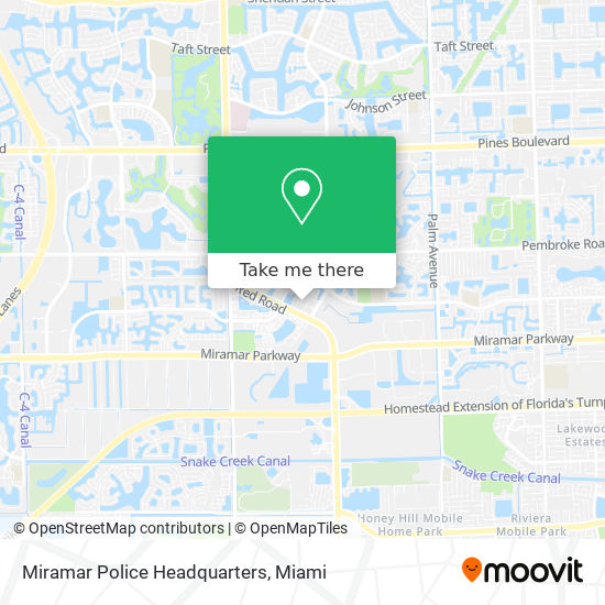 Miramar Police Headquarters map