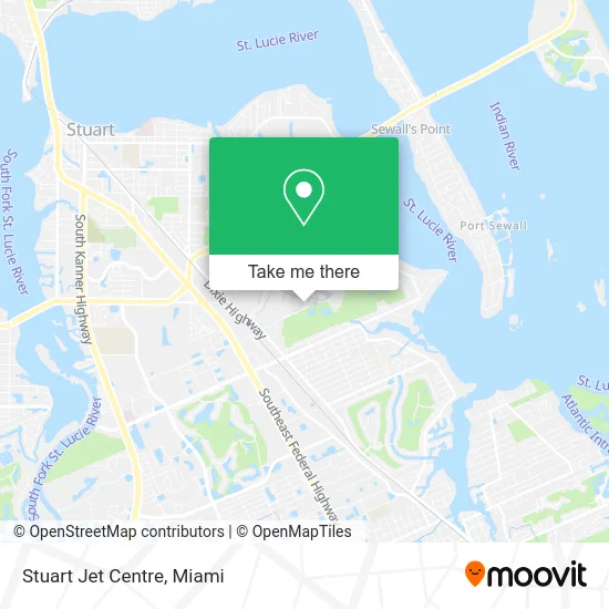 Stuart Jet Centre map