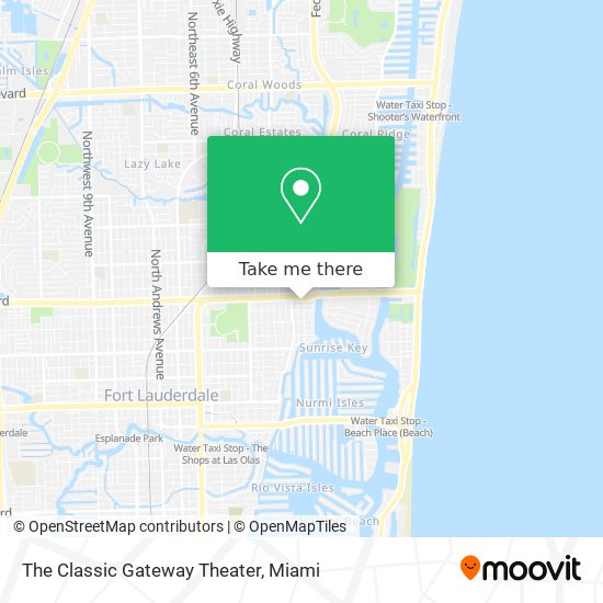 Mapa de The Classic Gateway Theater