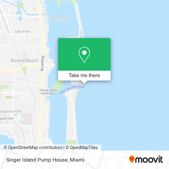 Singer Island Pump House map