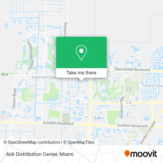 Aldi Distribution Center map