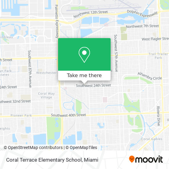 Coral Terrace Elementary School map