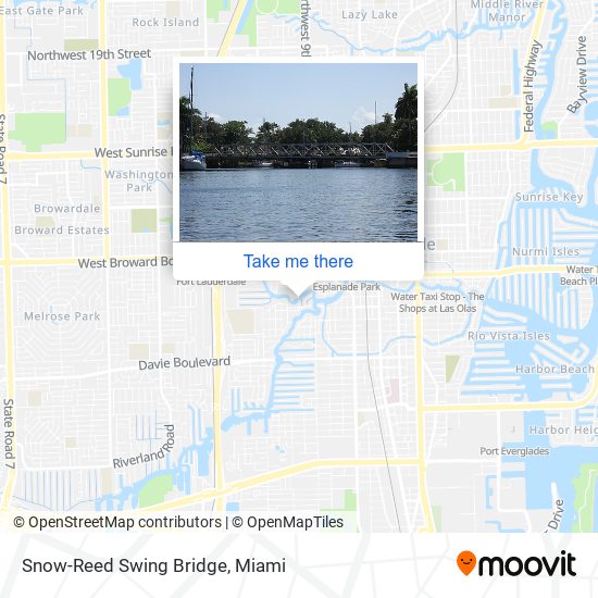 Snow-Reed Swing Bridge map