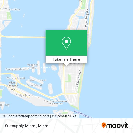 Suitsupply Miami map