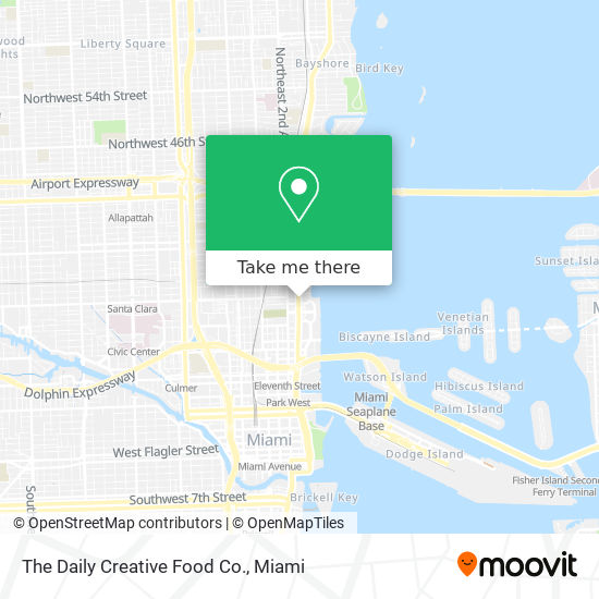 Mapa de The Daily Creative Food Co.