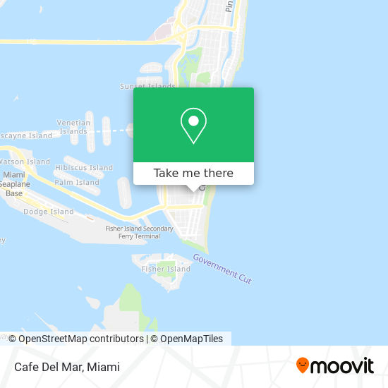 Mapa de Cafe Del Mar