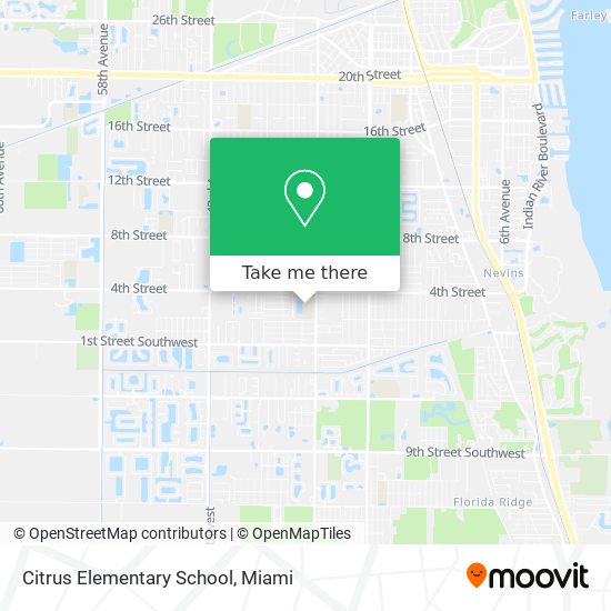 Citrus Elementary School map