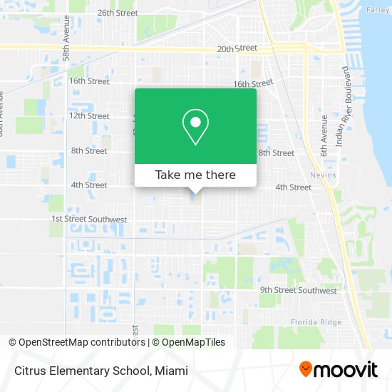 Mapa de Citrus Elementary School