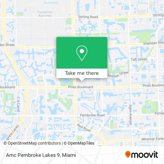 Mapa de Amc Pembroke Lakes 9