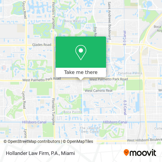 Mapa de Hollander Law Firm, P.A.