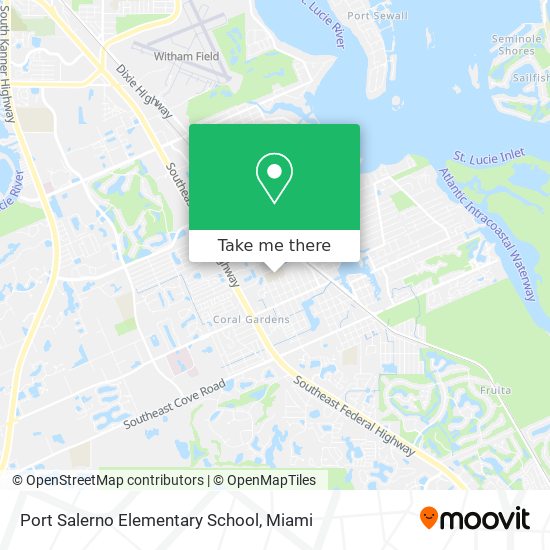 Port Salerno Elementary School map