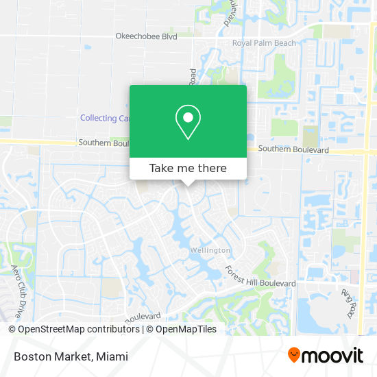 Mapa de Boston Market