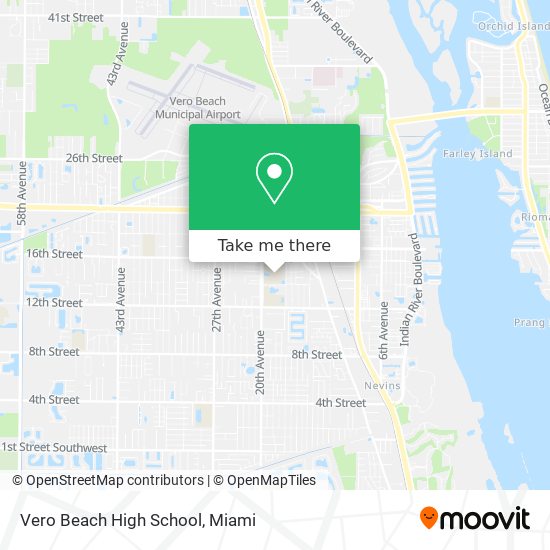 Vero Beach High School map