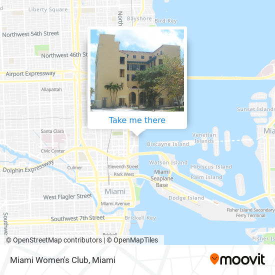 Mapa de Miami Women's Club