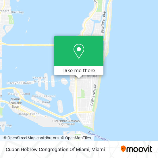 Cuban Hebrew Congregation Of Miami map