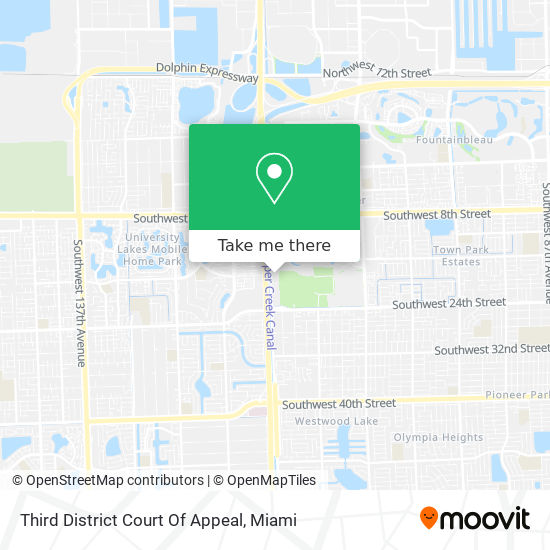 Third District Court Of Appeal map