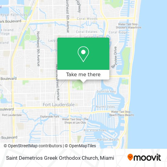 Saint Demetrios Greek Orthodox Church map