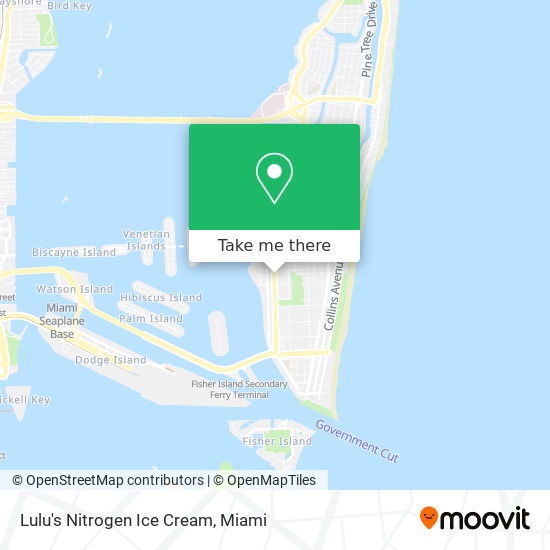 Lulu's Nitrogen Ice Cream map