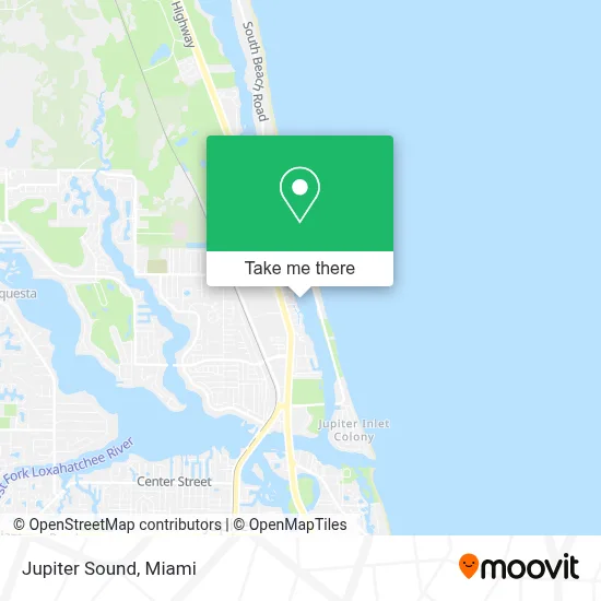 Jupiter Sound map