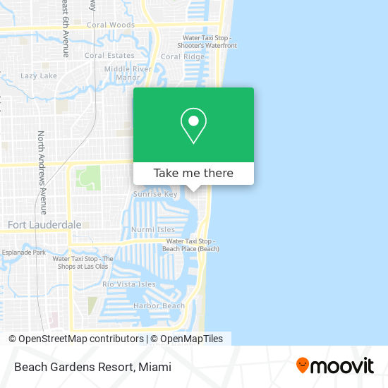 Beach Gardens Resort map