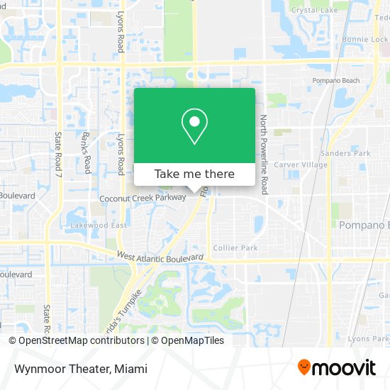 Mapa de Wynmoor Theater