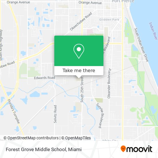 Forest Grove Middle School map