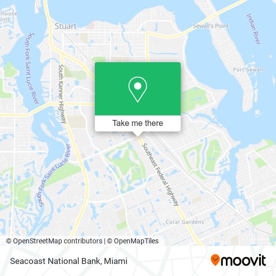 Seacoast National Bank map