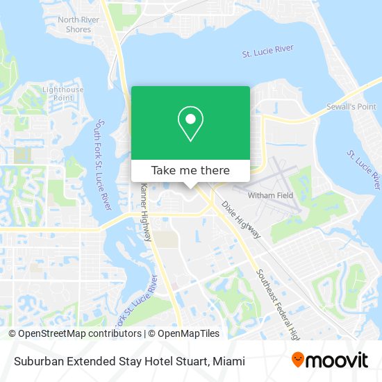 Suburban Extended Stay Hotel Stuart map
