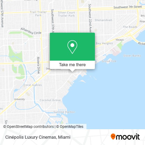 Mapa de Cinépolis Luxury Cinemas