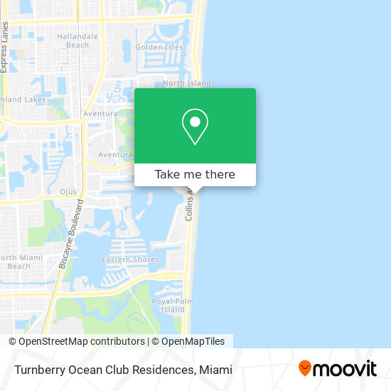 Mapa de Turnberry Ocean Club Residences