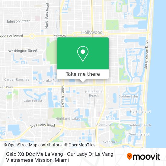 Giáo Xứ Đức Mẹ La Vang - Our Lady Of La Vang Vietnamese Mission map