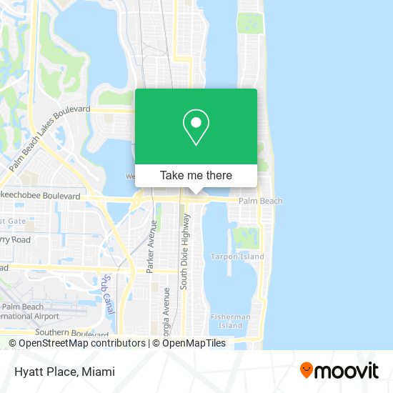 Hyatt Place map