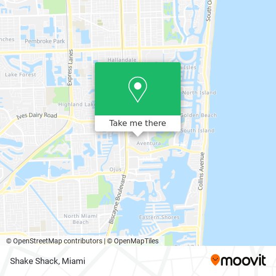 Shake Shack map