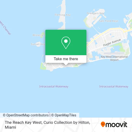 The Reach Key West, Curio Collection by Hilton map