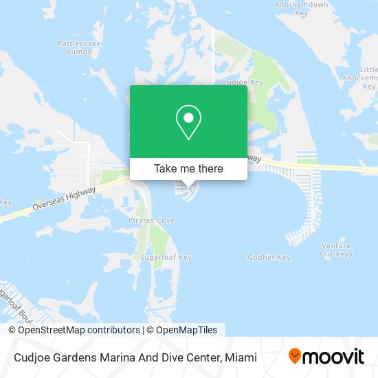 Mapa de Cudjoe Gardens Marina And Dive Center