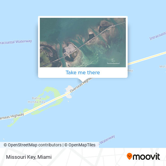 Mapa de Missouri Key