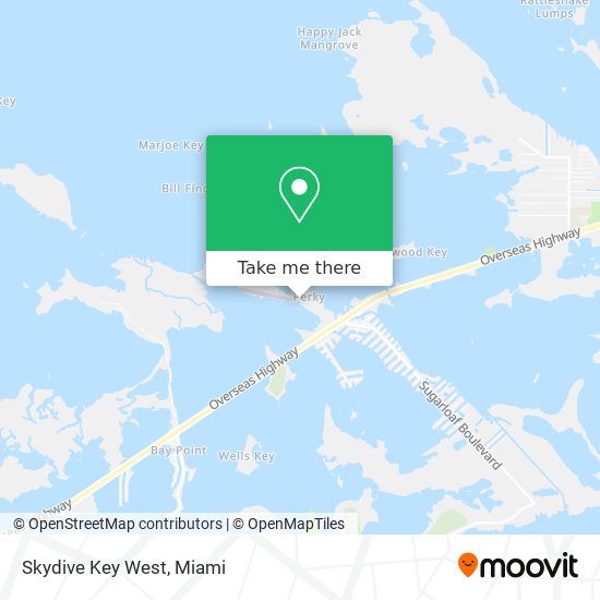 Mapa de Skydive Key West
