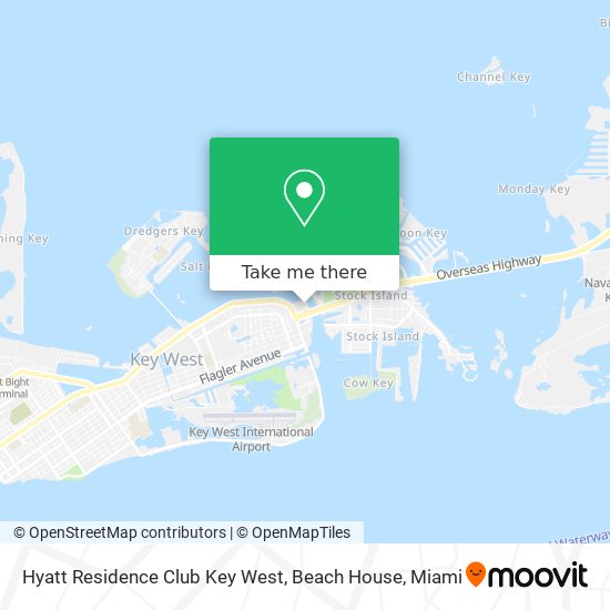 Hyatt Residence Club Key West, Beach House map