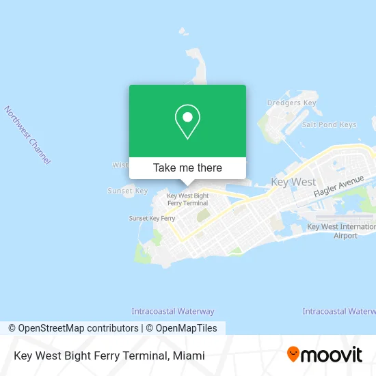 Key West Bight Ferry Terminal map