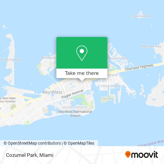 Mapa de Cozumel Park