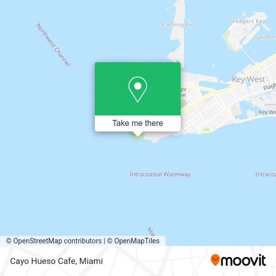 Mapa de Cayo Hueso Cafe