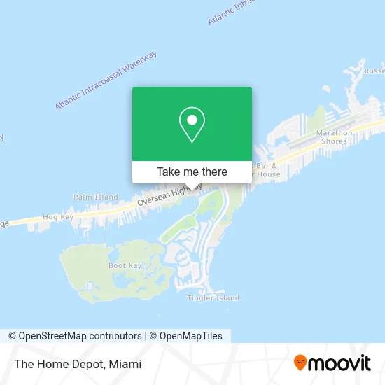 The Home Depot map