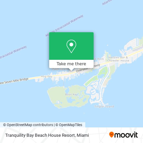 Tranquility Bay Beach House Resort map