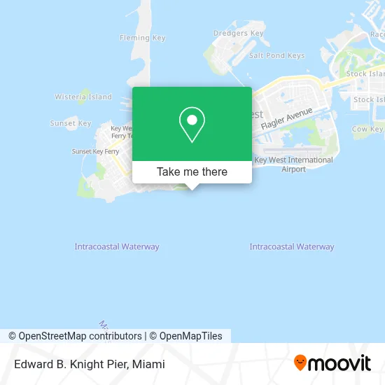 Edward B. Knight Pier map