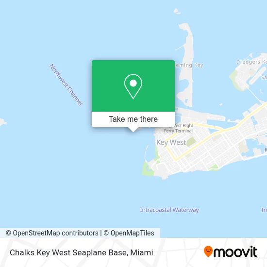 Chalks Key West Seaplane Base map